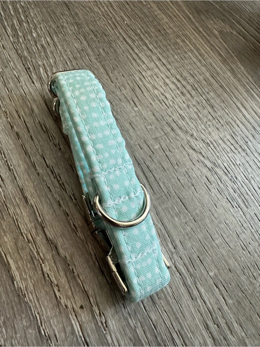 Mint Floral Dog Collar - XXS